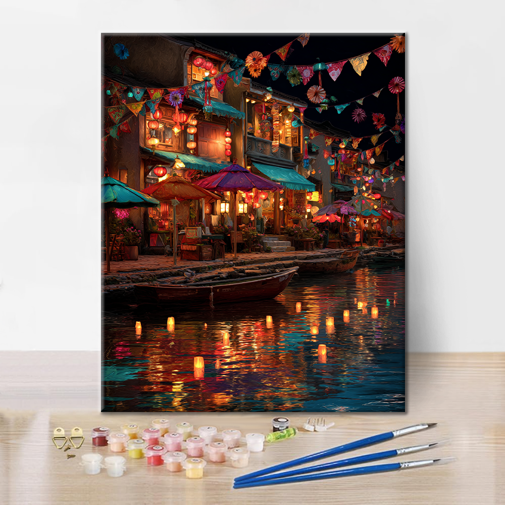 Lantern Night - Paint by Numbers
