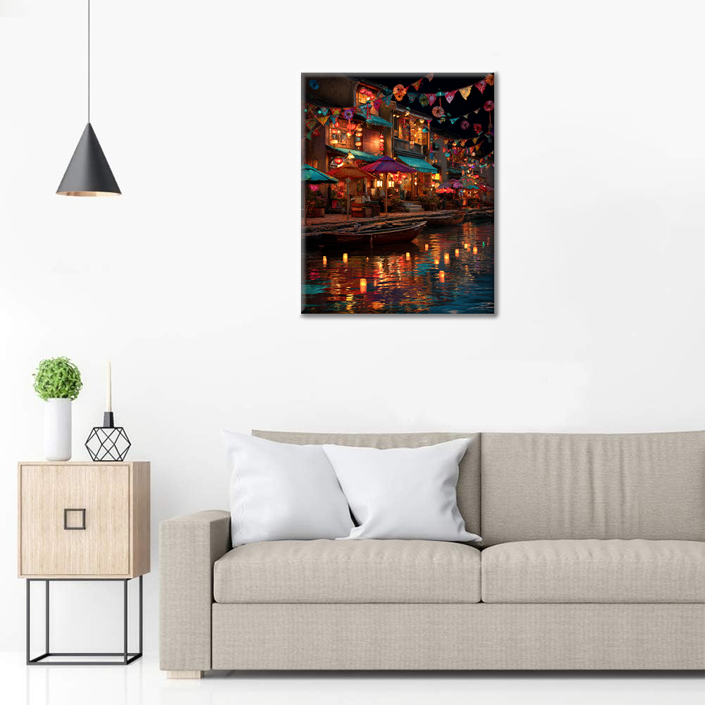Lantern Night - Paint by Numbers