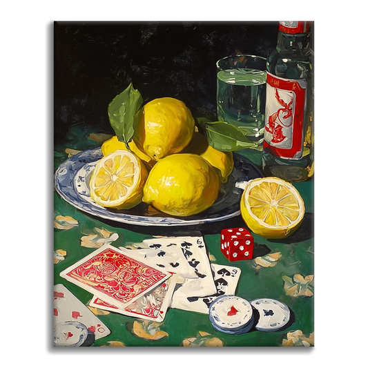Lemons and Poker - Paint by Numbers