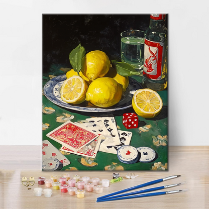 Lemons and Poker - Paint by Numbers