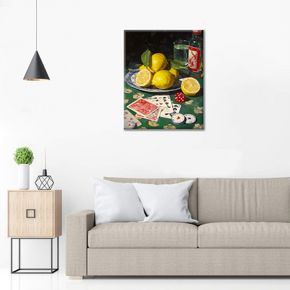 Lemons and Poker - Paint by Numbers
