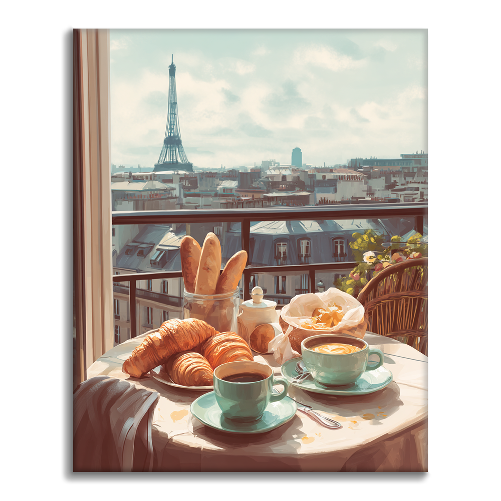 Parisian Brunch - Paint by Numbers
