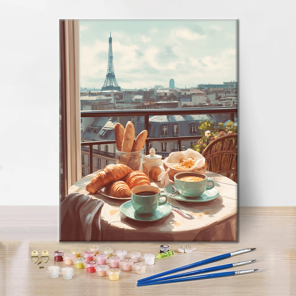 Parisian Brunch - Paint by Numbers