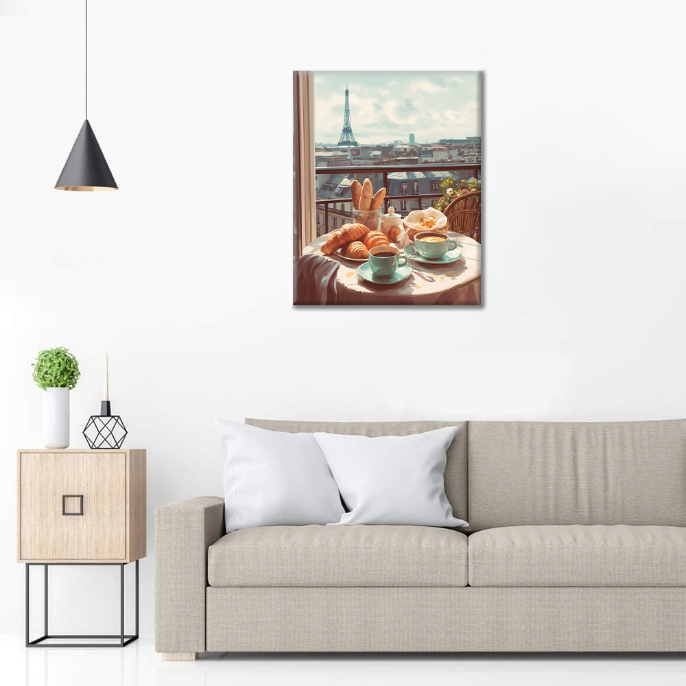 Parisian Brunch - Paint by Numbers