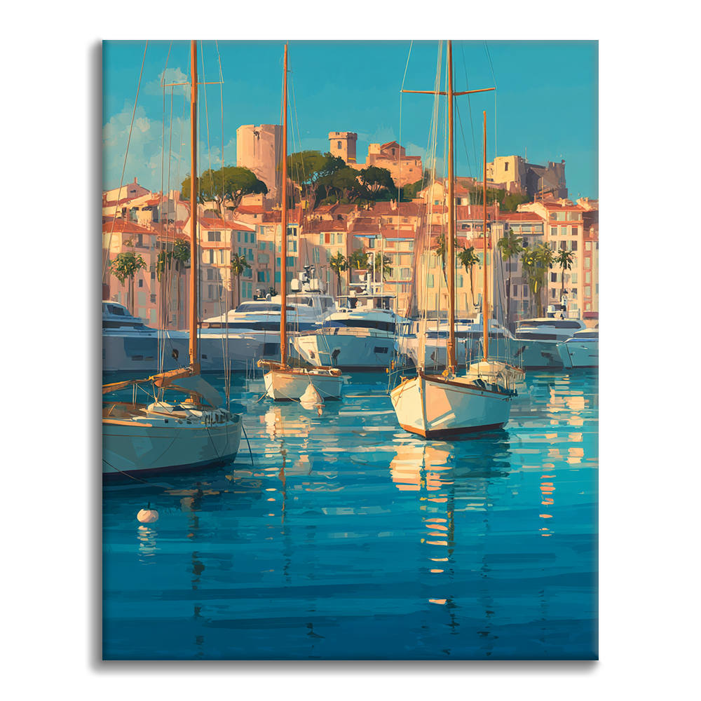 Port of Cannes - Paint by Numbers