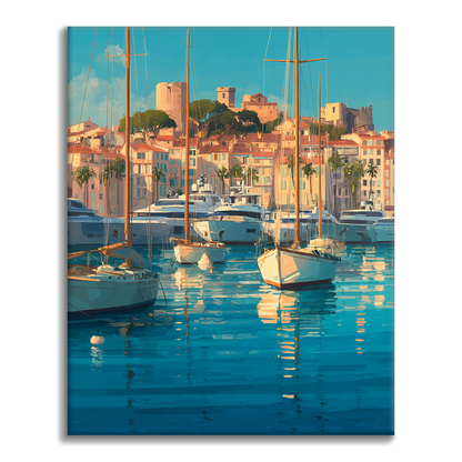 Port of Cannes - Paint by Numbers