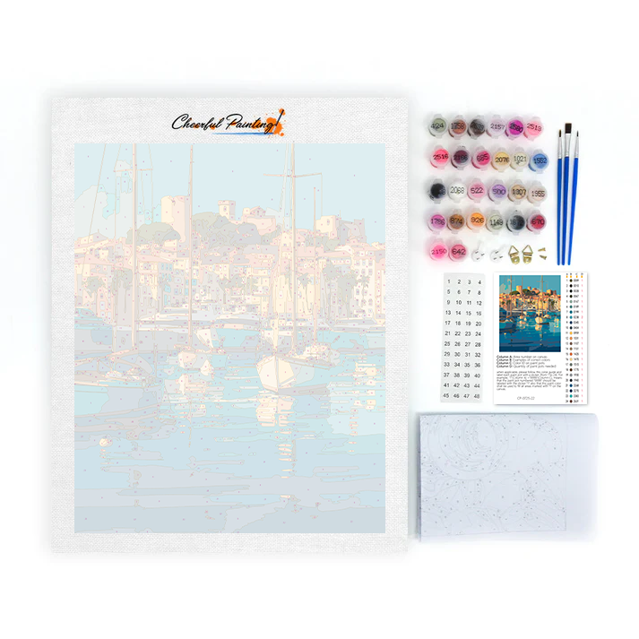 Port of Cannes - Paint by Numbers