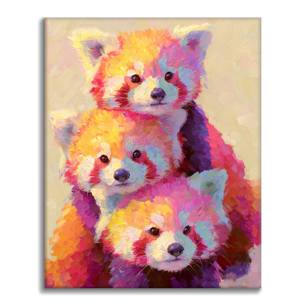 Raccoon Stack - Paint by Numbers