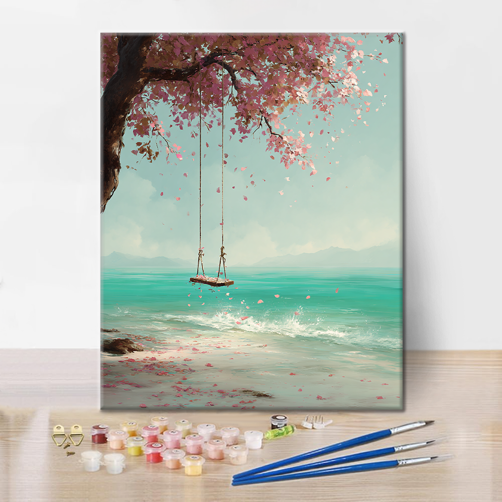 Sakura Swing - Paint by Numbers