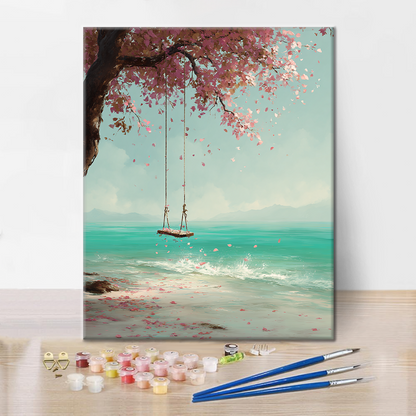 Sakura Swing - Paint by Numbers