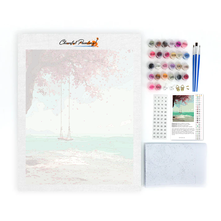 Sakura Swing - Paint by Numbers