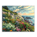 Coastal Flower Field - Paint by Numbers