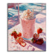 Strawberry Milkshake - Paint by Numbers