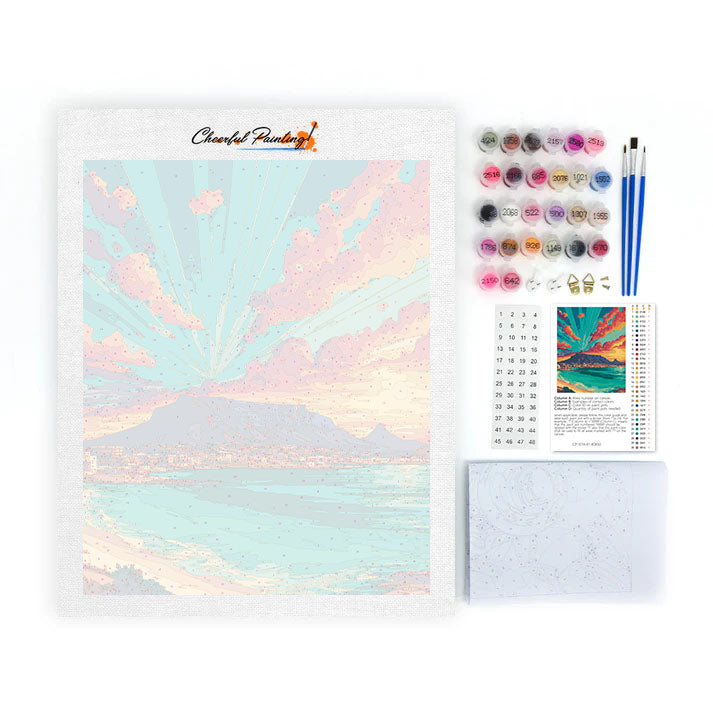 Cape Town Sunset - Paint by Numbers