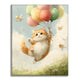 Cat's Balloon Ride - Paint by Numbers