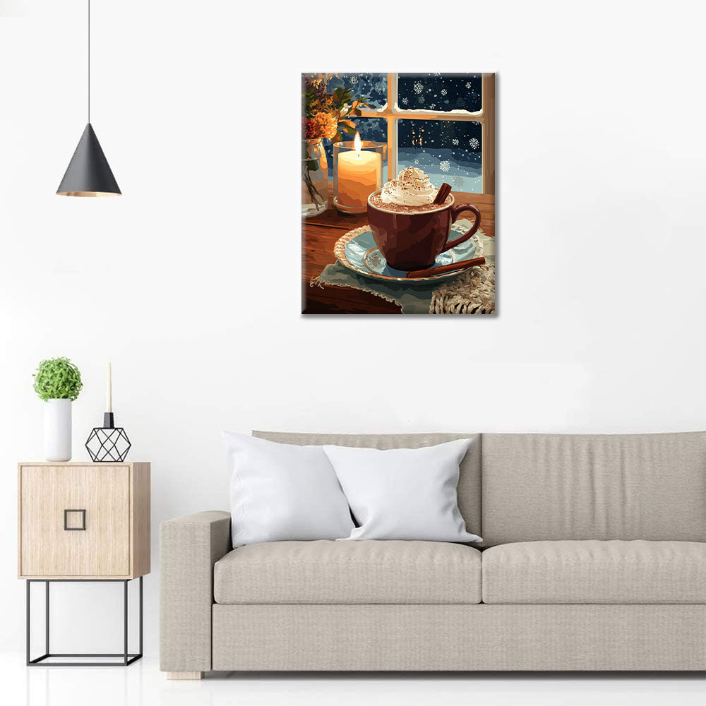 Holiday Hot Chocolate - Paint by Numbers