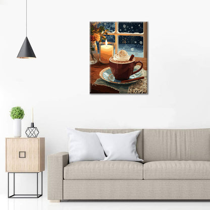 Holiday Hot Chocolate - Paint by Numbers