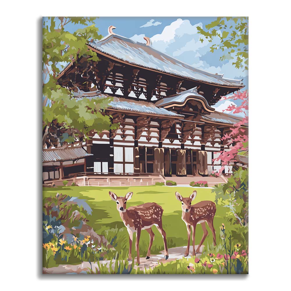 Todai-ji Temple - Paint by Numbers