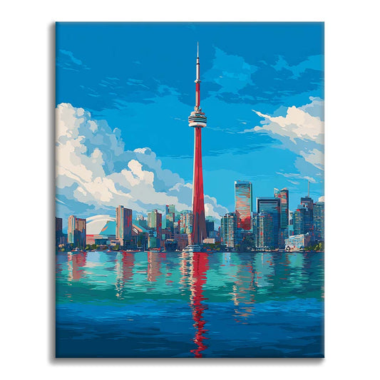 Toronto Skyline - Paint by Numbers