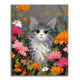 A cat among the flowers - Paint by Numbers