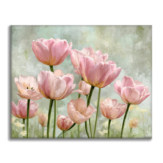 A row of roses - Paint by Numbers