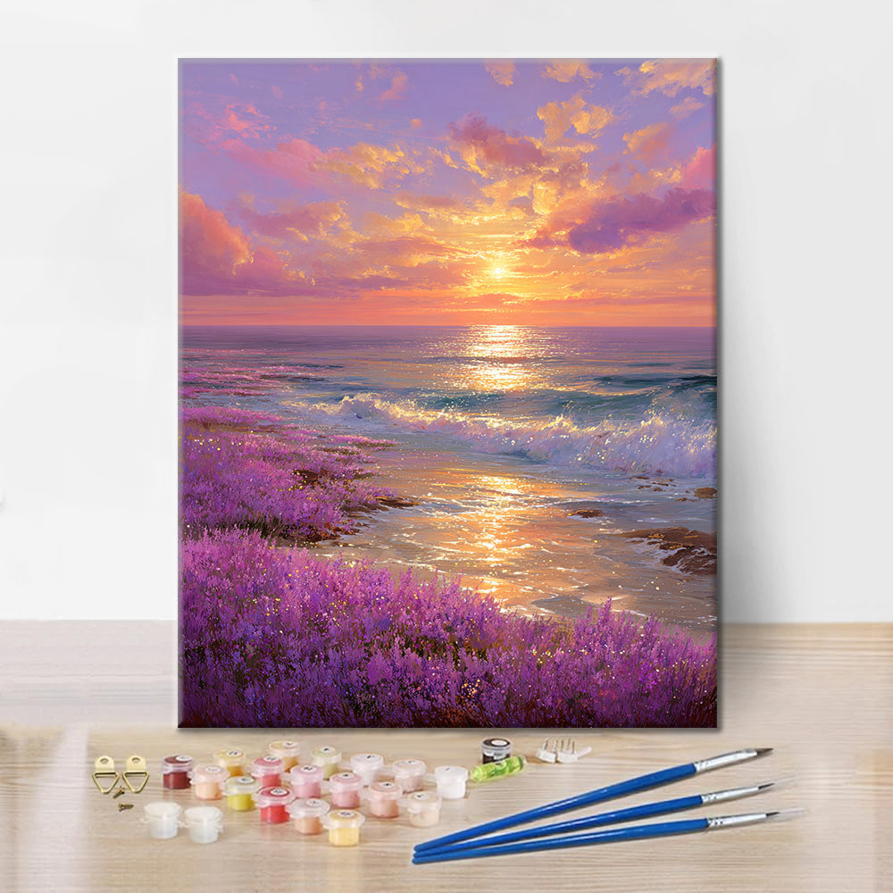 Blooming Horizon - Paint by Numbers