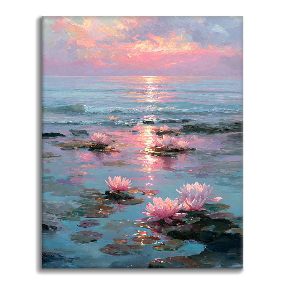 Blush Horizon - Paint by Numbers