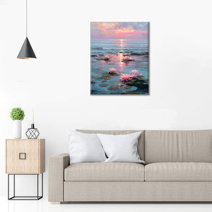 Blush Horizon - Paint by Numbers