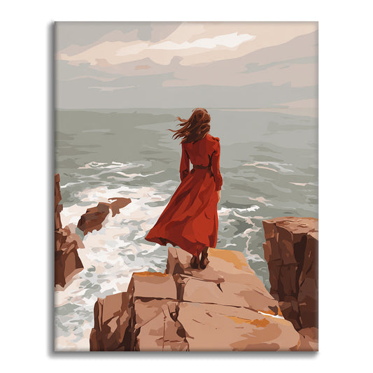 Coastal Cliff - Paint by Numbers