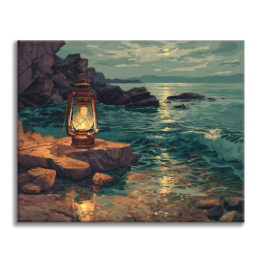 Coastal Lantern - Paint by Numbers