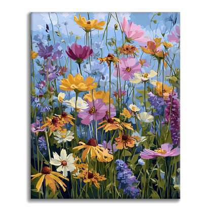Colorful flowers - Paint by Numbers
