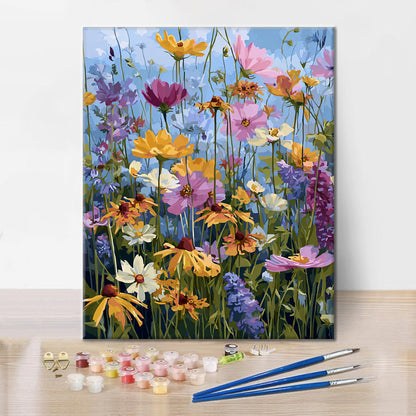 Colorful flowers - Paint by Numbers