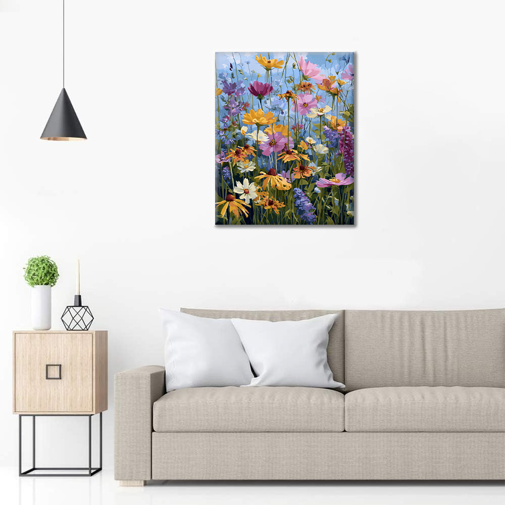 Colorful flowers - Paint by Numbers