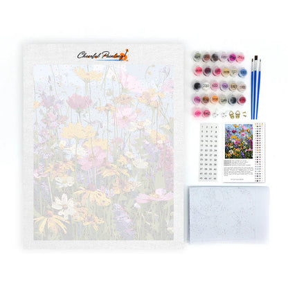 Colorful flowers - Paint by Numbers