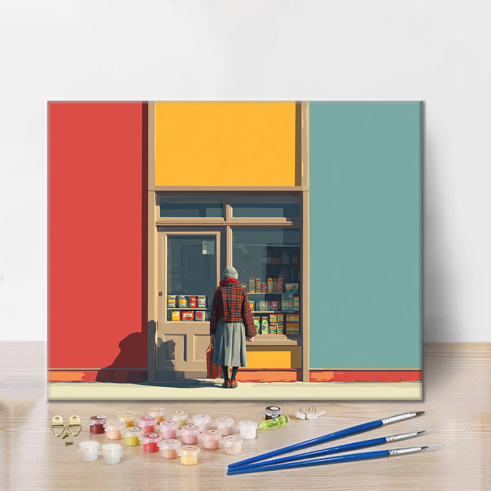 Corner Shop - Paint by Numbers