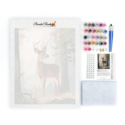 Deer in the forest - Paint by Numbers