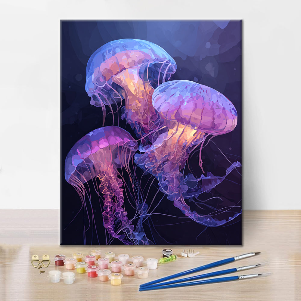 Dreamy Jellyfish - Paint by Numbers