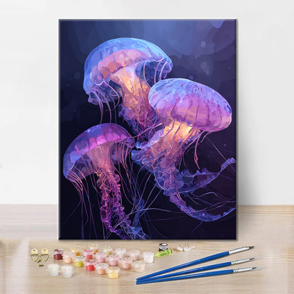 Dreamy Jellyfish - Paint by Numbers