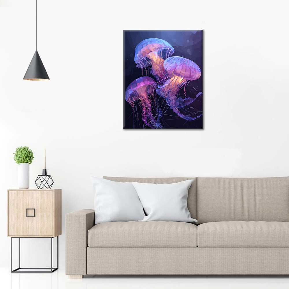 Dreamy Jellyfish - Paint by Numbers
