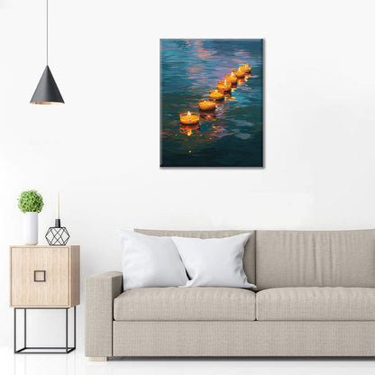 Floating Candles - Paint by Numbers