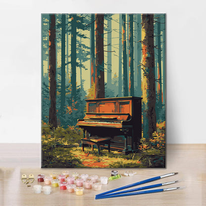Forest Piano - Paint by Numbers