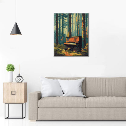 Forest Piano - Paint by Numbers