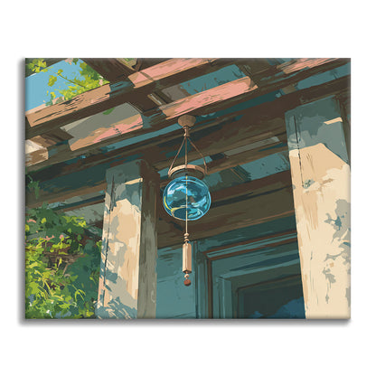 Glass Wind Chime - Paint by Numbers