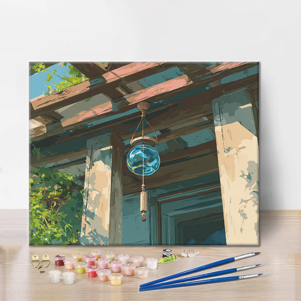 Glass Wind Chime - Paint by Numbers