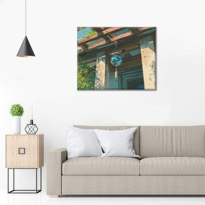 Glass Wind Chime - Paint by Numbers