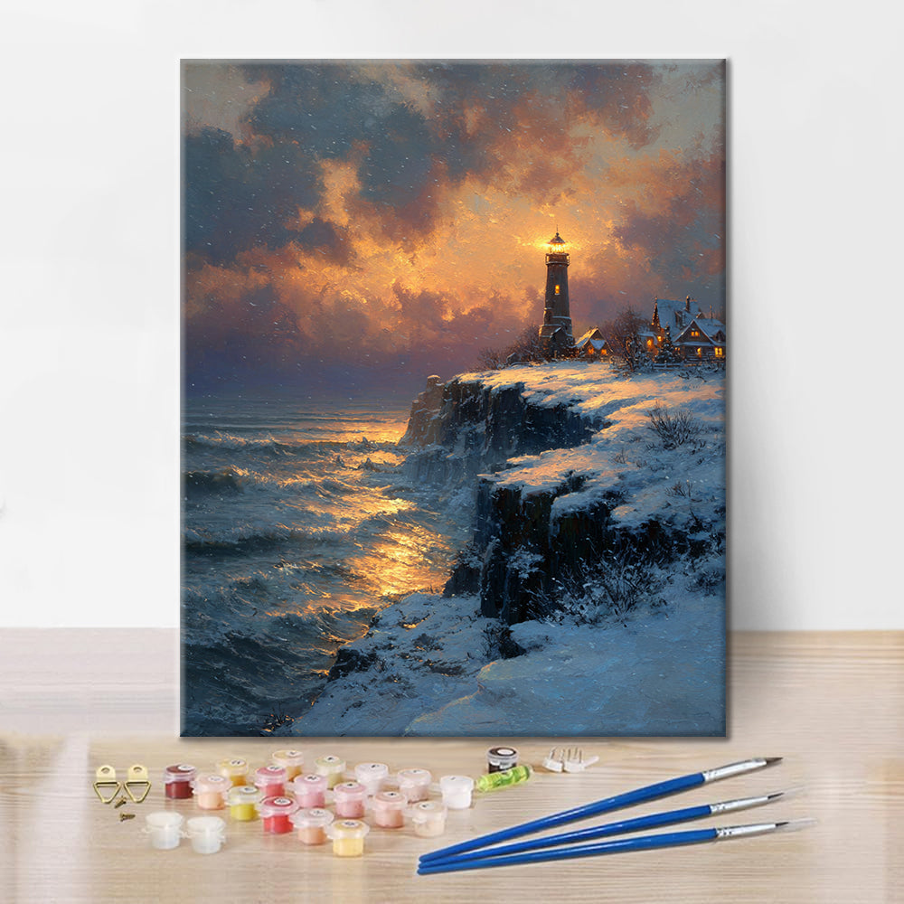 Golden Beacon - Paint by Numbers