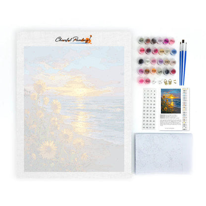 Golden Shore - Paint by Numbers