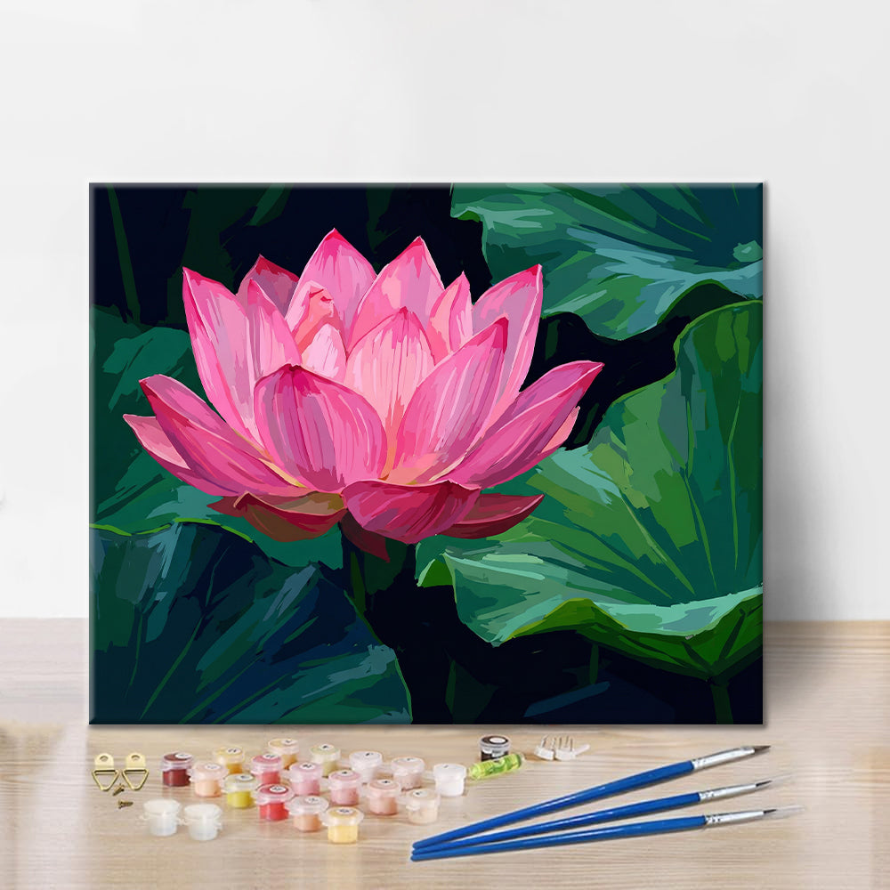 Lotus Blossom - Paint by Numbers