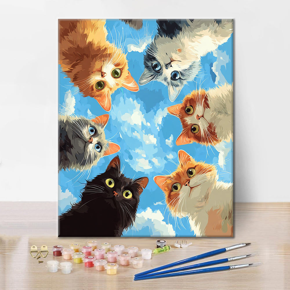 Peekaboo - Paint by Numbers