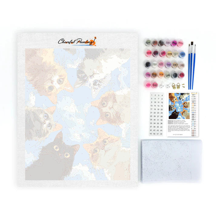 Peekaboo - Paint by Numbers